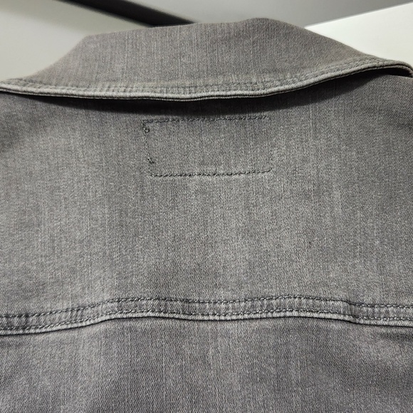 TORRID Distressed Gray Denim Jacket - Picture 4 of 7